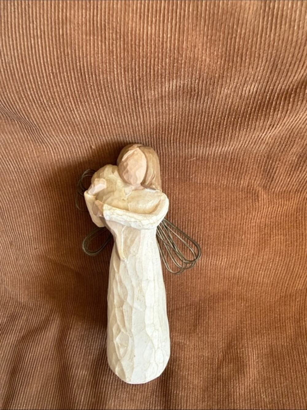 VTG Willow Tree Angel of Friendship 1999 Girl Holding Puppy Dog 5” Lordi Demdaco